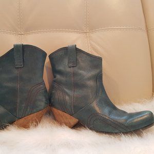 John Fluevog Cowboy Ankle Booties